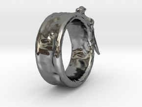 Dragon Ring in Polished Silver