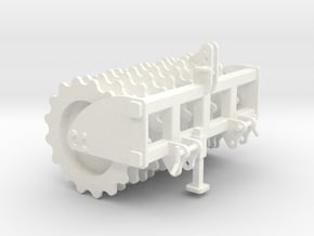 1/32 kuilvoerverdichtingwals 1600 tbv tractor in White Processed Versatile Plastic