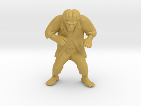 Wolfman Scooby HO scale 20mm miniature model evil in Tan Fine Detail Plastic