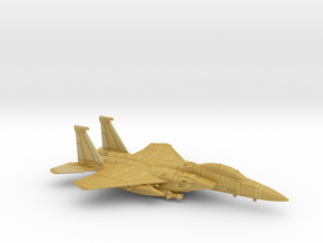 1:285 Scale F-15E (Loaded, Gear Up) in Tan Fine Detail Plastic