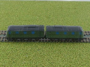 D 311 / V188 Diesel Locomotive 1/220 in Tan Fine Detail Plastic