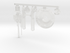 Advanced SpecForce Tie Fighter Exterior Detail in Clear Ultra Fine Detail Plastic