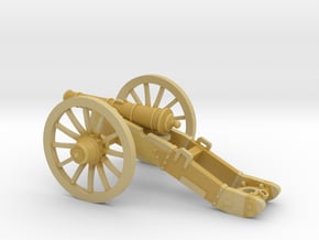 28mm 8 pound French cannon in Tan Fine Detail Plastic