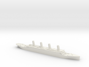 Titanic 1:3000 in White Natural Versatile Plastic