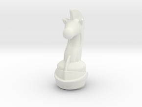 horsehelmet in White Natural Versatile Plastic