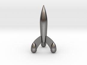 SPACE:2022 Retro Rocket in Processed Stainless Steel 316L (BJT)