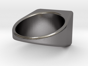 Arceus Signet Ring in Processed Stainless Steel 316L (BJT): 6 / 51.5