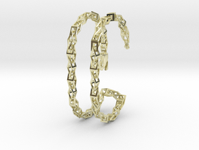 Diamond chain 20inch in 14k Gold Plated Brass