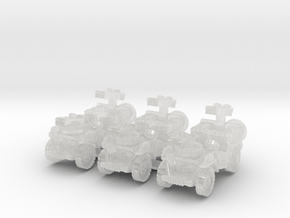 SAS Jeep Europe (x3) 1/200 in Clear Ultra Fine Detail Plastic