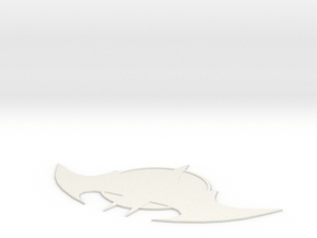 batman flash point emblem in White Natural Versatile Plastic