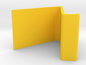 phone stand in Yellow Smooth Versatile Plastic