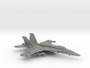 1:285 Scale F/A-18E (Loaded, Gear Up) in Gray PA12