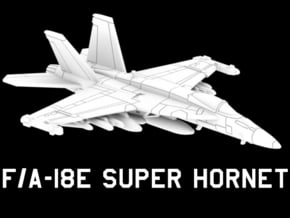 1:285 Scale F/A-18E (Loaded, Gear Up) in White Natural Versatile Plastic