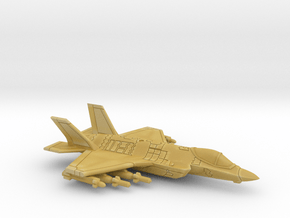 1:285 Scale F-35A (Loaded, Gear Up) in Tan Fine Detail Plastic
