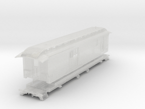 Pacific Coast Railway Nn3 Baggage / Mail No. 200 in Clear Ultra Fine Detail Plastic