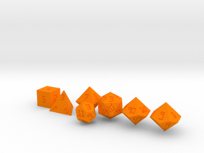 Programmer's Set in Orange Smooth Versatile Plastic: Small
