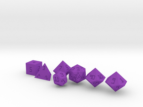 Programmer's Set in Purple Smooth Versatile Plastic: Small