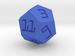 Programmer's D12 in Blue Smooth Versatile Plastic: Small
