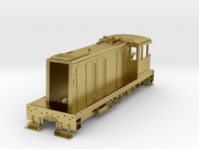 SP Little Giant Nn3 Locomotive Body in Natural Brass