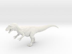 Allosaurus in White Natural TPE (SLS)