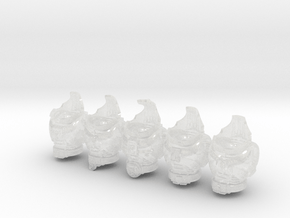 GK Prime Torsos in Clear Ultra Fine Detail Plastic: Medium