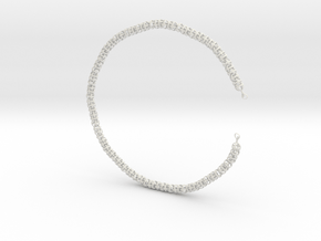 Sphere Chain 30 Inch in White Natural Versatile Plastic