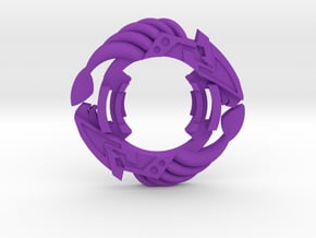 Beyblade Klarken | Anime Attack Ring in Purple Processed Versatile Plastic