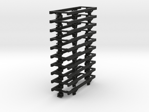 OO9 underframe (long) 10 pack in Black Natural Versatile Plastic