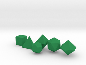 Blank Set in Green Smooth Versatile Plastic: Small