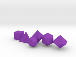 Blank Set in Purple Smooth Versatile Plastic: Small