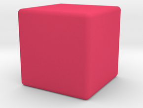 Blank D6 in Pink Smooth Versatile Plastic: Small