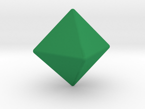 Blank D8 in Green Smooth Versatile Plastic: Small