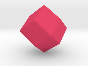 Blank D12 (rhombic) in Pink Smooth Versatile Plastic: Small