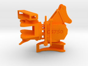 Woodcracker AT Collection S60 in Orange Smooth Versatile Plastic