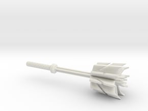 Decepticon Mace in White Natural Versatile Plastic