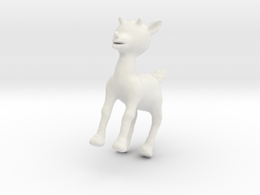 Rudolph the Red-Nosed Reindeer in White Natural Versatile Plastic
