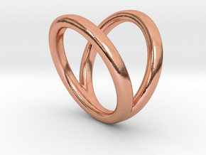 L3_lenght_15mm_circumference48mm D15.3mm in Polished Copper