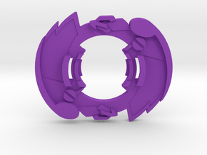 Beyblade Falborg-1 | Anime Attack Ring in Purple Processed Versatile Plastic