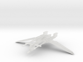 Jedi Vector Starfighter v2 (1/270) in Clear Ultra Fine Detail Plastic