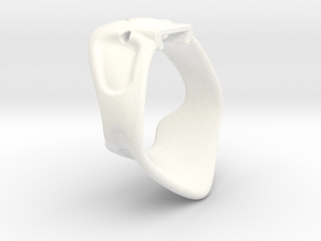 X3S Ring 45mm in White Processed Versatile Plastic