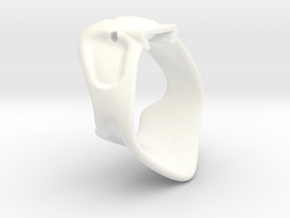 X3S Ring 38mm  in White Smooth Versatile Plastic