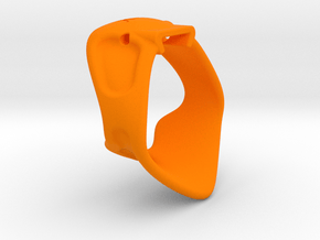 X3S Ring 40mm  in Orange Smooth Versatile Plastic