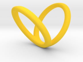 L4_length_30mm_circumference57mm D18.2mm in Yellow Smooth Versatile Plastic