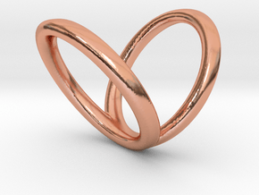 L4_lenght_30mm_circumference57mm D18.2mm in Polished Copper