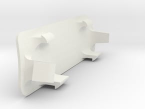 NBCoinTray-v11-Blank in White Natural Versatile Plastic
