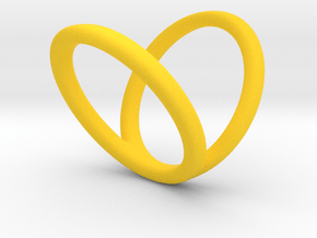 R2_length_30mm_circumference63mm D20.1mm in Yellow Smooth Versatile Plastic