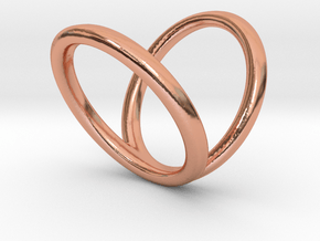 R2_length_30mm_circumference63mm D20.1mm in Polished Copper