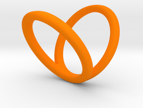 R3_length_30mm_circumference60mm D19.1mm in Orange Smooth Versatile Plastic