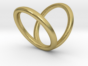 R3_length_30mm_circumference60mm D19.1mm in Natural Brass