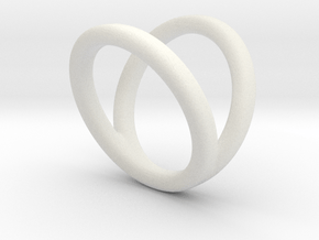 R4_length_15mm_circumference44mm D14.7mm in White Natural Versatile Plastic